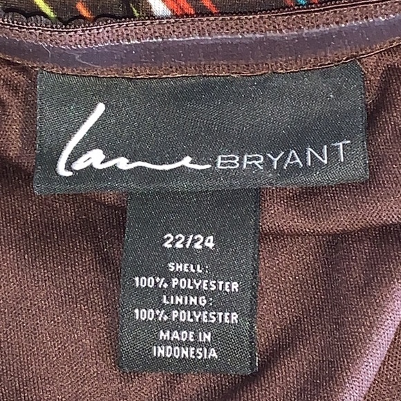 LANE BRYANT ⭐️ Boho Diagonal Striped Strapless Dress - Picture 10 of 10